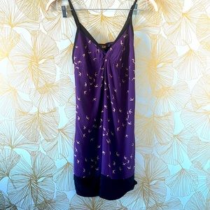 YUMI KIM Fun summer slip on silk dress with adjustable straps and POCKETS!